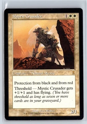 MYSTIC CRUSADER - Odyssey – MTG Magic the Gathering Card - Rare - Image 1 of 4
