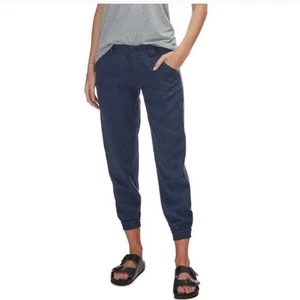 Pantalones de chándal Patagonia Worn Wear para mujer Edge Win Crop en azul dolomita 2 55715 - Imagen 1 de 10