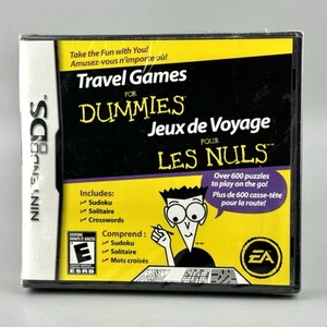 Travel Games for Dummies (Nintendo DS, 2008) Brand New Factory Sealed US Version - Picture 1 of 9