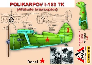 1/48 Pre War Fighter : Polikarpov I-153TK "High Altitude Int"[USSR] #48312 : AMG - Picture 1 of 1