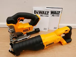 DeWalt DCS331 18V XR Jigsaw + DCS380 18V XR Recip Saw Bare Units - Picture 1 of 5