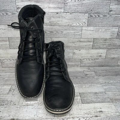 B-52 Bullboxer Chukka Botas Cuero Negro Botas Informales Hombres Talla 12 Foto 1 de 4