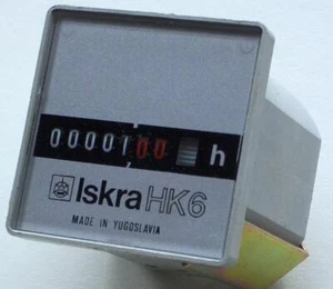 AC220V 5-digit Electromechanical Totalizing Hour Meter Counter ISKRA HK6 - Picture 1 of 3