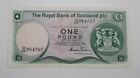 1985 / The Royal Bank of Scotland PLC - 1 Pfund Banknote, Seriennummer D29 984767