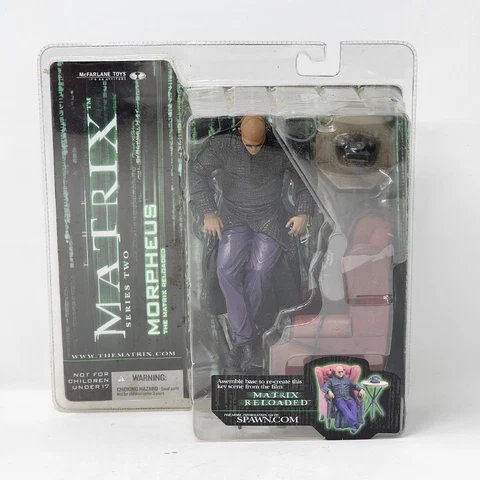 McFarlane Toys The Matrix Reloaded Series 2 Morpheus Action Figure Sealed 2003 Cover