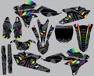 Decals for YAMAHA GRAPHICS YZ 250f YZ250f 2014-2018 Rainbow - Foto 1 di 1