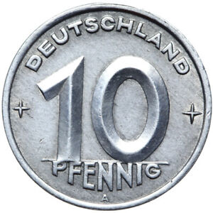 DDR - Münze - 10 Pfennig 1949 A - Münzstätte Berlin