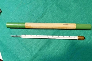 Thermometer hinten "Maximum Celcius" Wilh. Lambrecht, Göttingen Deutschland, 1897. - Bild 1 von 4