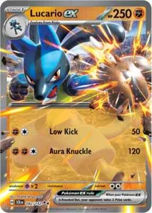 Lucario ex - 082/142 - Double Rare Holo Stellar Crown Pokémon Card - NM/M! - Picture 1 of 1