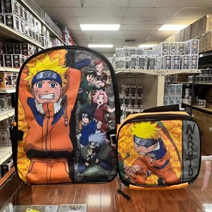 Licensed Anime Naruto 16" Backpack w/ Detachable Lunch Bag Set - Picture 1 of 6