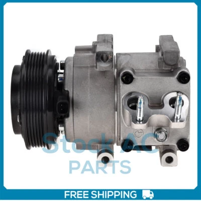 New AC Compressor fits Ford Fiesta 1.6L - 2011 2012 2013 - OE# BE8Z19703A - Image 1 of 4