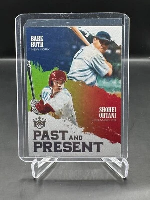 2018 DIAMOND KINGS!  SHOHEI OHTANI!  RC!  BABE RUTH!  ПРОШЛОЕ И НАСТОЯЩЕЕ!  #PP10 - Изображение 1 из 2