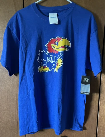Kansas University Jayhawks Adult Large T-Shirt NWT Cover