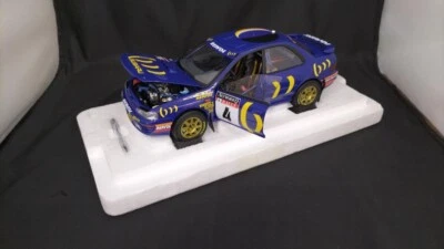 1/18 Kyosho Subaru Impreza 1994 RAC #4 Blue KS08962A Model Car Minicar - Image 1 of 4
