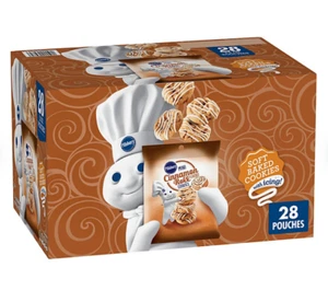 Mini rollo de canela suave horneado Pillsbury galletas 1,5 oz., paquete de 28 - Imagen 1 de 4