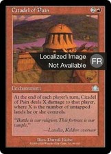 1X Citadel of Pain Prophecy MP French MTG CARD