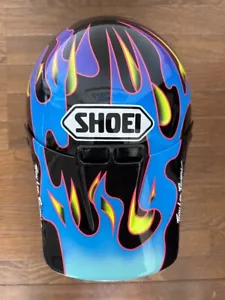 VTG SHOEI VF-X TROYLEE Motocross Helmet Black Size M Troy Lee Designs - Picture 1 of 11