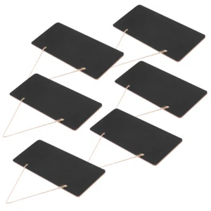 6 Pcs Hanging Small Blackboard Chalk Sign Chalkboard Label Signs - Picture 1 of 12