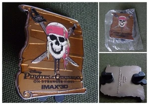 PIN'S BADGE DISNEY PIRATES OF CARIBBEAN ON STRANGER TIDES IMAX 3D - Foto 1 di 2