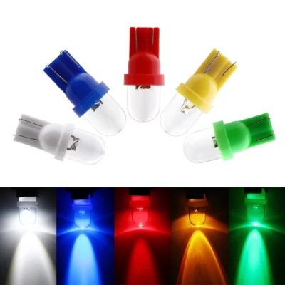 1000Pcs T10 194 168 W5W 1LED Wedge Bulb Convex Side 12V Car Truck Dash Lights - Image 1 of 4