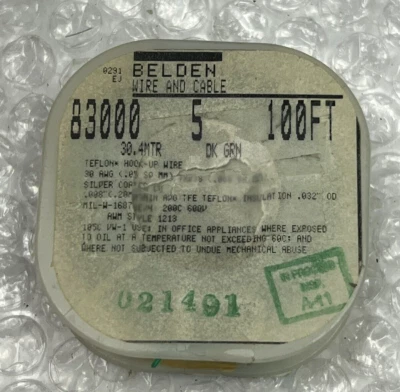 NUEVO cable y cable Belden 83000 100 pies Foto 1 de 4