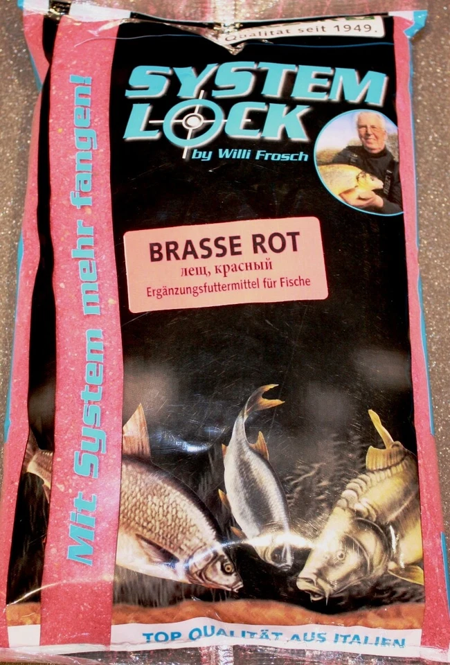 Balzer Willi Frosch System Lock Brasse Rot Futter Brasem Red Lockfutter 1kg NEW - Bild 1 von 1