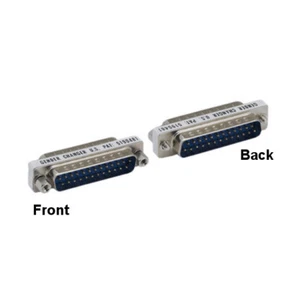[10 Stück] DB25 Stecker auf Stecker Mini Adapter 25 Pin Low Profile Wechsler Drucker/Scanner - Bild 1 von 1