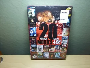 20 Horror Films 4 DVD Box Set White Zombie Prom Night Trancers Puppet Master New - Picture 1 of 5