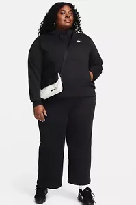 Nike Sportswear Club Fleece Women's Mid-Rise Wide-Leg Sweatpants Plus Size 4X - Picture 1 of 11