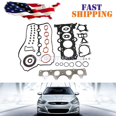 Kit de junta de culata de motor para Hyundai Kia Accent Rio 2012-2016 1,6 L L4 DOHC GEMMA Foto 1 de 4