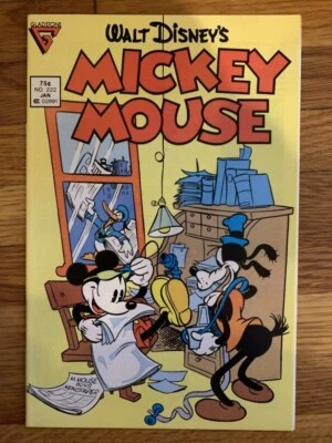 Mickey Mouse #222 casi nuevo, Disney Gladstone Publishing (1987) Foto 1 de 2