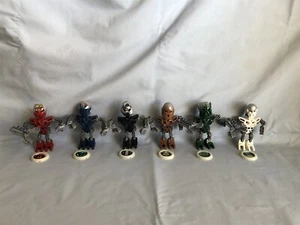 Lego Matoran Metru Nui BIONICLE complete 8607 8608 8609 8610 8611 8612 VINTAGE - Picture 1 of 11