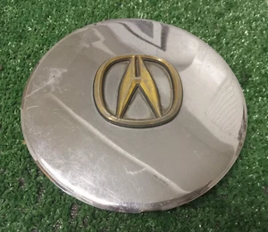 Acura Chrome w/ Raised Gold Logo Wheel Center Cap Hub Cap 44732-SPO-A420 - Picture 1 of 8