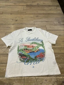 Size XL - Amiri Eden Rock Airbrush St Barthes Shirt - White - Picture 1 of 8
