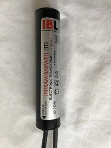 IBL 12V 20 - 75VA Electronic Transformer - ET075/D. Torpedo style - Picture 1 of 4