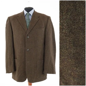 Mens CAMEL ACTIVE Size UK 46R Brown Wool Tweed Sport Coat Blazer Jacket - Picture 1 of 10