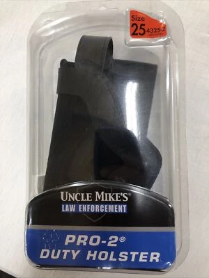 Uncle Mike's 4325-2 Pro-2 Dual Retention Duty Holster Size 25 LH Glock S&W M&P - Image 1 of 3