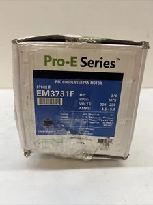 EM3731F EconoMaster Motor 1/4Hp, 1075Rpm, 208-230V, 4.6-5.3A - Picture 1 of 2