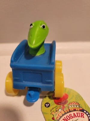 Tren de dinosaurios click and connect coche DON azul verde nuevo con etiquetas Foto 1 de 4