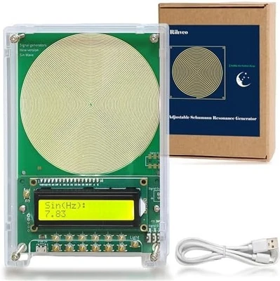 BRANDED Adjustable Frequency Generator for Healing (0.01Hz-299Khz), 7.83Hz Schumann Reso