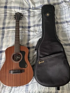 Guild Traveler Mini Acoustic Guitar w-Gigbag – Mahogany - Picture 1 of 7