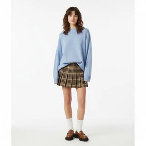 Suéter Vintage Lamora Suave Mezcla Lana Merino y Angora XL Azul Pastel Academia - Imagen 1 de 10