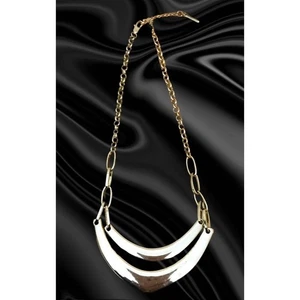 Kenneth Cole New York Gold Tone Statement Necklace - Adjustable, 21 Inches - Picture 1 of 3