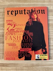 2018 Taylor Swift Reputation Magazine Volume 1 With CD and Poster - Picture 1 of 4
