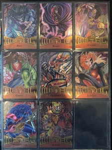 1995 Marvel Metal NEAR COMPLETE 125 (of 138) BASE CARD SET, #1-138 - NM! - Fleer - Picture 1 of 16