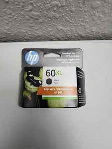 Genuine HP 60XL CC641WN High Yield Black Ink Cartridge Dated Mar 2025+ P - Zdjęcie 1 z 4
