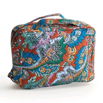 Vera Bradley Organizador de Viaje Colgante Flores + Plumas Nuevo con Etiquetas $65 Algodón Premium Foto 1 de 4