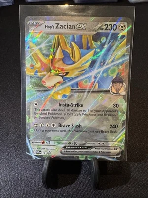 Hop's Zacian ex SVP193 Sv: Scarlet & Violet Promo Cards Holo - Image 1 of 2