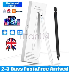 Stylus Pencil Pen for Apple iPad Mini 1 2 3 4 5 Air 1 2 3 Pro 11&12.9 3rd Gen UK - Picture 1 of 14