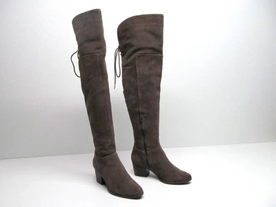 Aldo Jeffers Over The Knee Boots Taupe Suede Leather Women's size 7.5M - Image 1 of 4